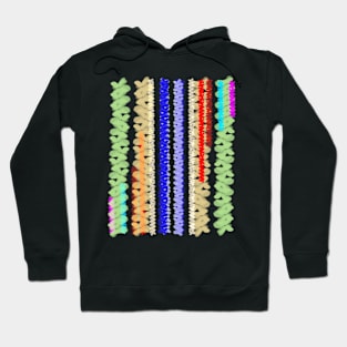 abstract stripes pattern Hoodie